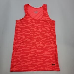 Under Armour Neon Coral Camo Tank Top